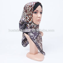 100 seda 2014 árabe leopardo estilo nuevo hijab